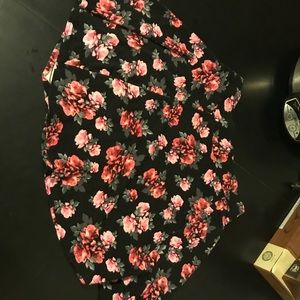 Floral print skirt